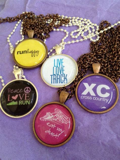 Track and Cross Country Pendant Necklace by joytoyou41 on Etsy, $20.00 ...