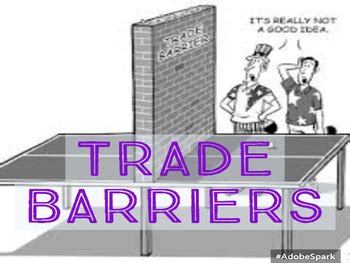 Trade Barriers by Mascara Macchiatos and Map Skills | TpT