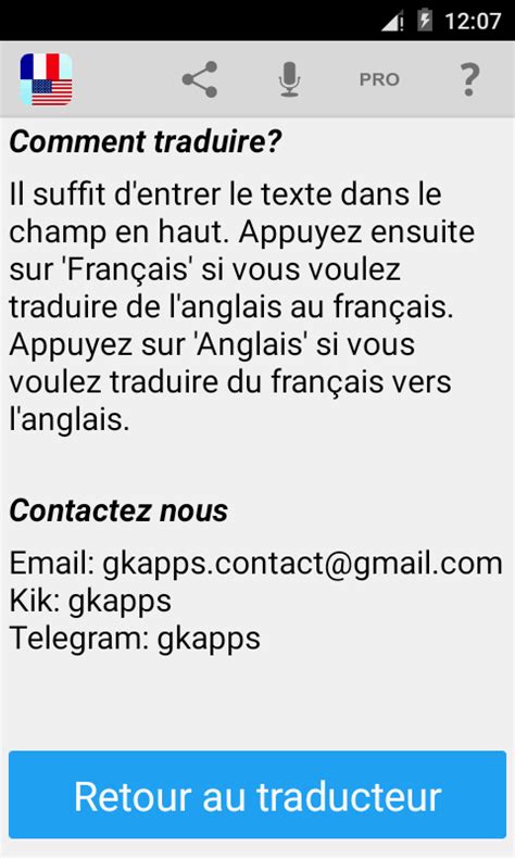 Traducteur français anglais – Applications Android sur ...