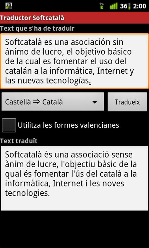 Traductor de Softcatalà Android Apps on Google Play