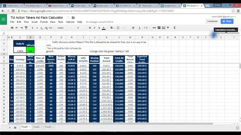 Traffic Monsoon Calculator How To Use Excel FREE Online ...