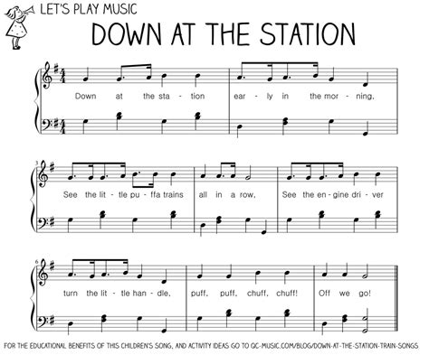 Train Songs : Down at the Station   Let s Play Music