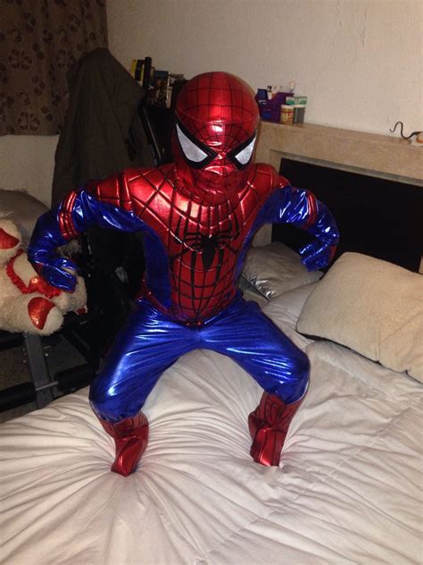 Traje Disfraz De Spiderman Hombre Araña   $ 650.00 en ...