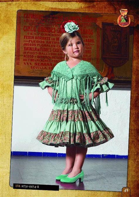 Trajes y vestidos de flamenco, sevillana, gitana para niñas flamencas