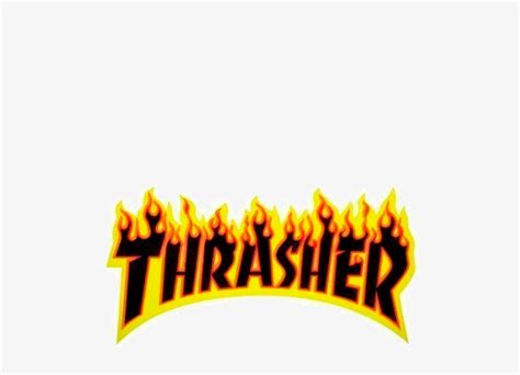 Transparent Background Thrasher Magazine Logo