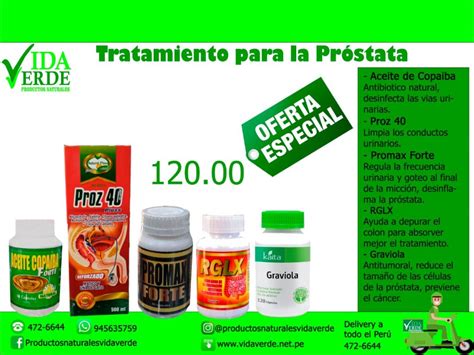 Tratamiento para la Próstata Promocion 4 productos Oferta especial para ...