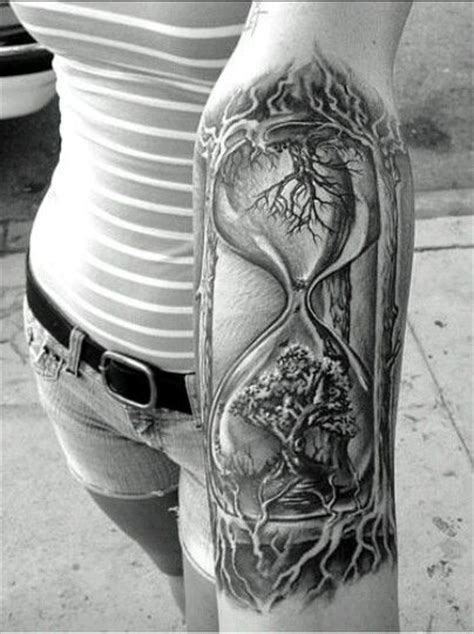 Tree of life time piece | Hourglass tattoo, Tattoos ...
