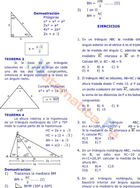TRIANGULOS. EJERCICIOS | Congruencia de triangulos ...