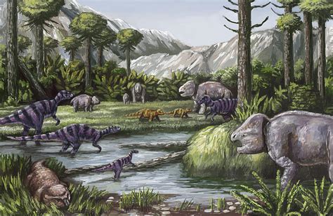 Triassic Period, Illustration Photograph by Spencer Sutton