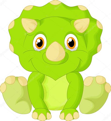 Triceratops bebé — Vector de stock #42765183 — Depositphotos