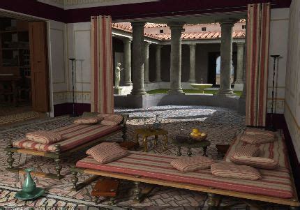 triclinium, dining room | Roman house | Ancient roman ...