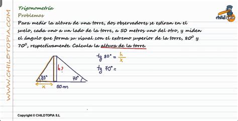 Trigonometría: Problemas. 4º de ESO matemáticas   YouTube