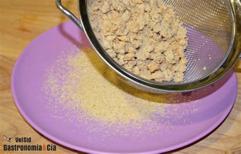 Truco de cocina: Tamizar la soja texturizada | Gastronomía & Cía