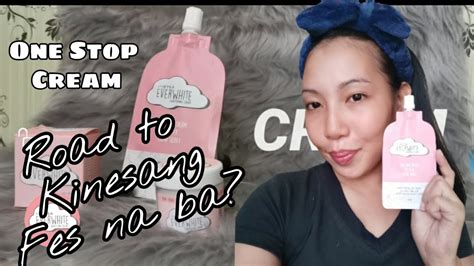 Trying EVERWHITE LIGHTENING CREAM | 1st Impression | Road to Kinesa Fes ...