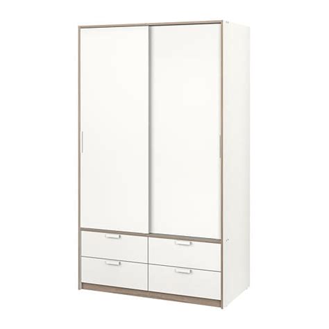 TRYSIL Wardrobe w sliding doors/4 drawers   IKEA