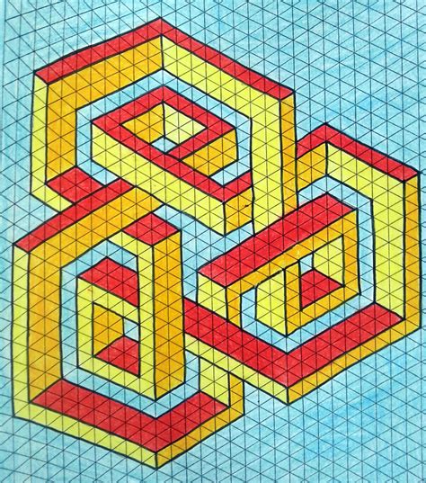 Tú también eres arte.: Figuras imposibles. Isométrica. Escher.