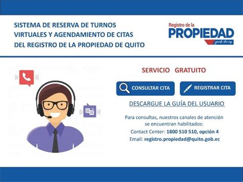 Turnos en línea Registro de la Propiedad – Quito Informa