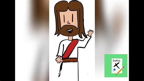Tutorial como dibujar a Jesús   YouTube