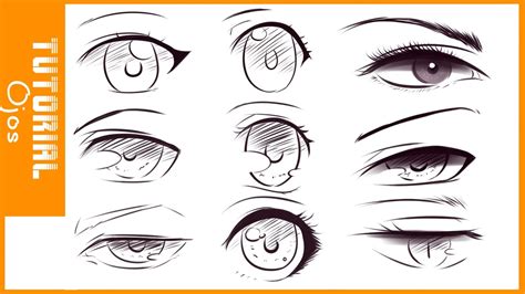 TUTORIAL DE DIBUJO #2 /Como dibujar ojos estilo anime ...