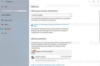 Tutorial instalar idiomas adicionales | Trucos Windows