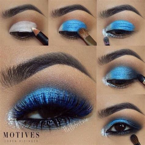 Tutorial: ojos en azules | Eye makeup tutorial, Eye makeup, Eyeshadow ...