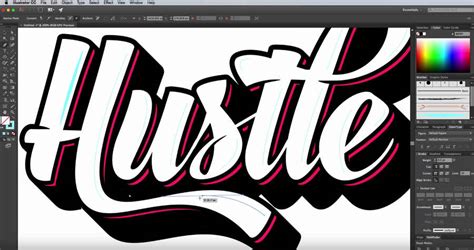 Tutorial para crear un diseño de tipografía personalizada en Illustrator