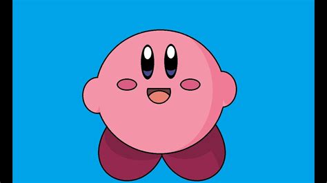 tutorial para dibujar a kirby  dibujando a kirby en paint ...