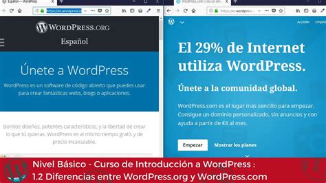 Tutorial WordPress español 1.2 Diferencias entre WordPress ...