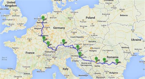 Twelve Countries, Nine Days, 350 Euro   European Road Trip ...