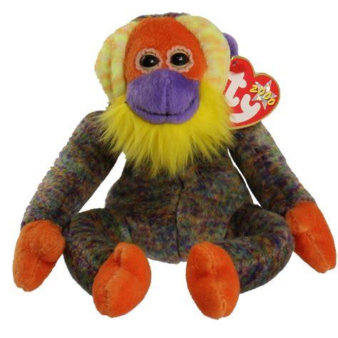 TY Beanie Baby   BANANAS the Monkey  8.5 inch : BBToyStore ...