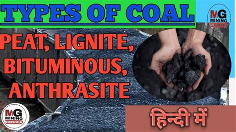 Types of coal | Peat, Lignite, Bituminous, Anthracite |MINING GURUKUL ...