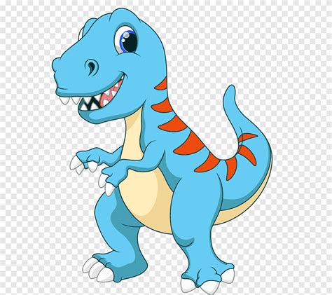 Tyrannosaurus Ankylosaurus Triceratops Dinosaur, Blue small dinosaur ...