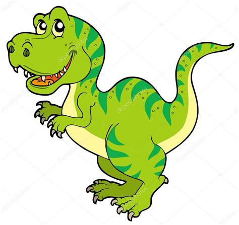 Tyrannosaurus rex   vector ilustración de dibujos animados. | Dinosaur ...