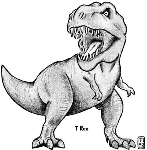 #tyrannosaurusrex | T rex drawing, Dinosaur illustration, Dinosaur drawing