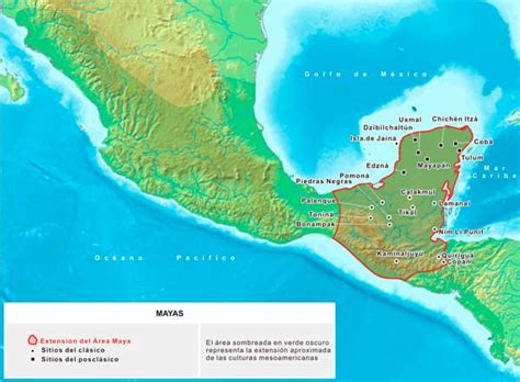 Ubicación de los mayas | Historia Cultural