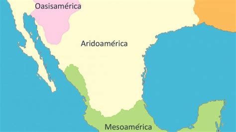 Ubicación espacial de aridoamérica, oasisamérica y ...