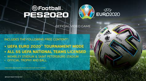 UEFA EURO 2020 Update Coming June 4 | PES   eFootball PES ...