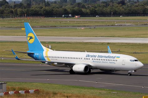 Ukraine International Airlines, UR PST, Boeing, 737 8AS wl ...