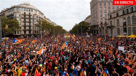 Última hora Cataluña: Manifestación independentista en ...