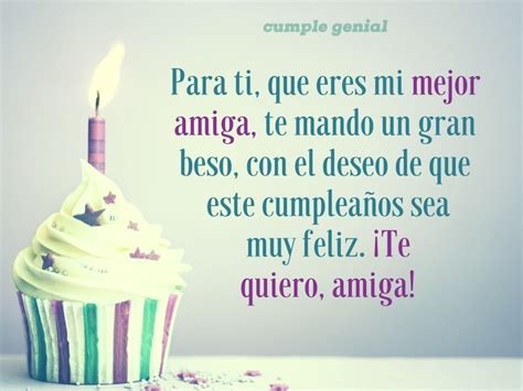 Um cumple feliz para mi mejor amiga Cumple Genial