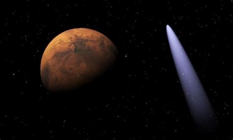 Un cometa de regular tamaño pasara muy cerca del planeta Marte