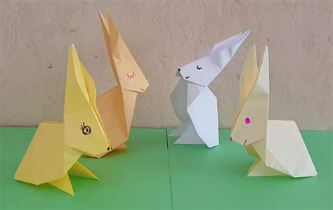 Un lapin en origami, pliage papier [VIDEO] en 2020 ...