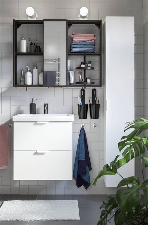 Un mueble de baño de pared en 2020 | Ikea inspiración, Ikea, Armario de ...