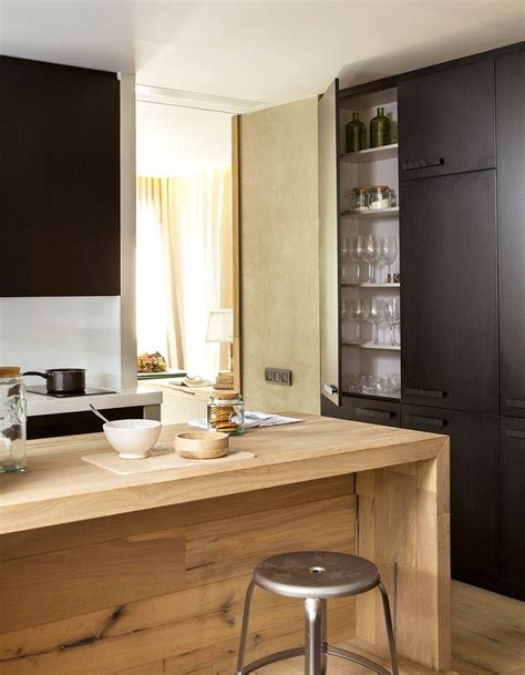 Un mueble que une estéticamente cocina y salón | Diseño ...