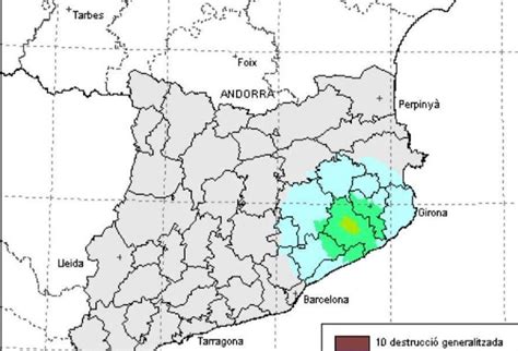 Un terratrèmol de magnitud 3,6 sacseja el nord est de Catalunya ...