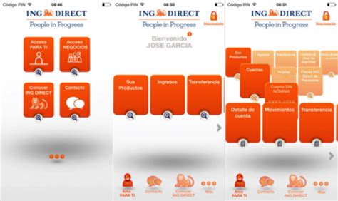 Un vistazo a las dos apps bancarias de ING Direct