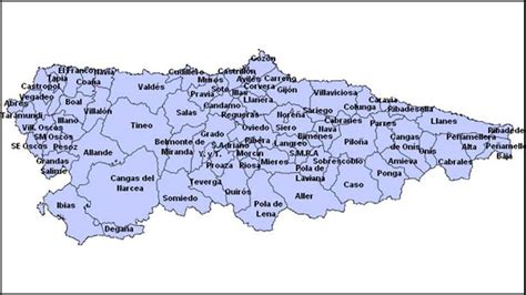 Una Asturias que no llega a los 20 concejos