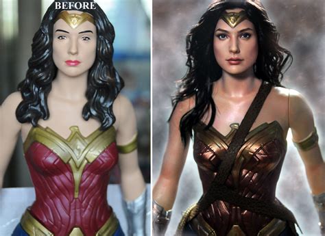 Uncanny Toy Replica of Israeli  Wonder Woman  Gal Gadot ...