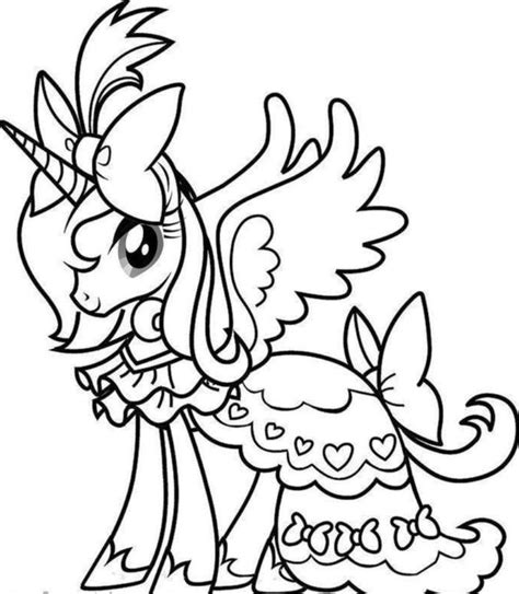 Unicorn coloring pages to download and print for free