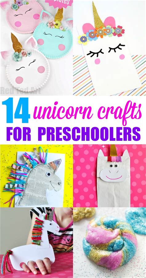 Unicorn Crafts for Preschoolers   Mess for Less